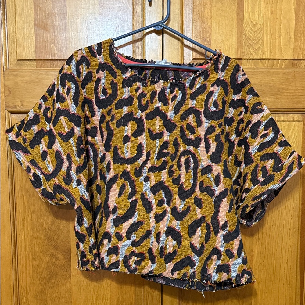 Chic Leopard Print Blouse